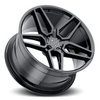 BD-17-5 22x10.5 Front | 22x10.5 Rear Gloss Black Finish *NEW* (Set of 4 wheels)