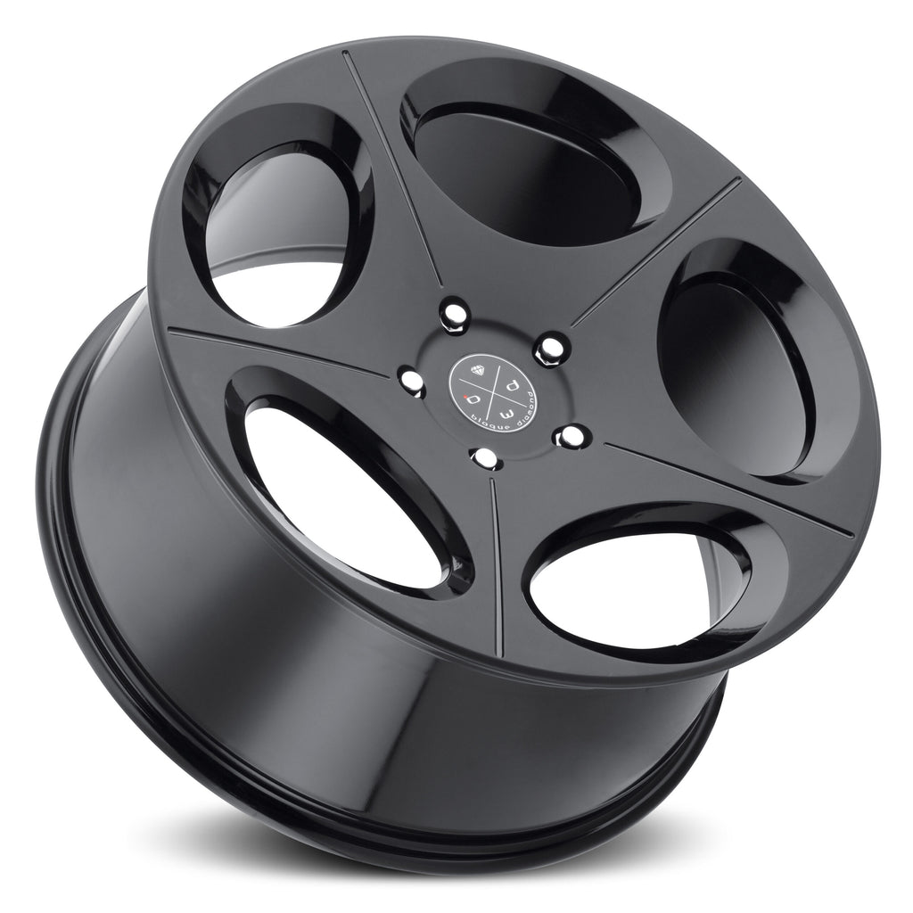 BD-77 20x10 Front | 20x11 Rear Gloss Black w/ Matte Black Face Finish *NEW* (Set of 4 wheels)